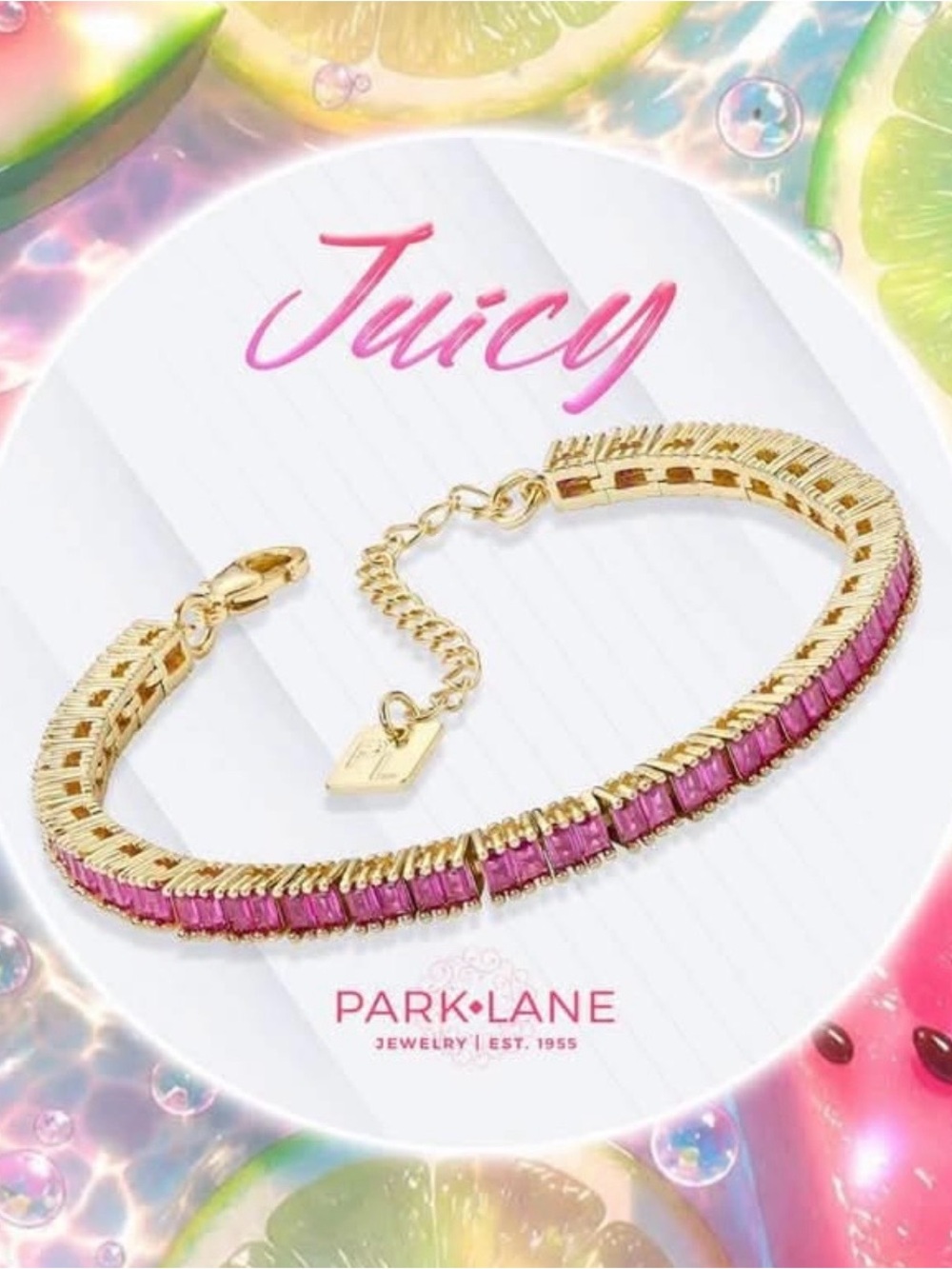 Park Lane “Juicy” Tennis Bracelet! BNIB! Limited Edition!!